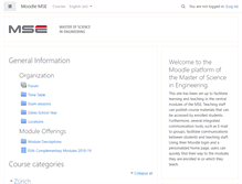 Tablet Screenshot of moodle.msengineering.ch